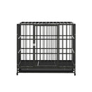 i.Pet Dog Cage Crate Large Puppy Cat Anti - Bite Pet Kennel Wheels w/Tray Metal - RnR Galore