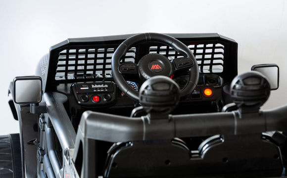Jeep Inspired Remote Controlled Ride - on Electric Car (Black) - RnR Galore