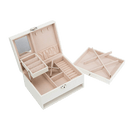 Jewellery Storage Box Girls Rings Necklaces Display Organiser Storage Case - RnR Galore