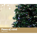 Jingle Jollys 1.8m Christmas Tree Optic Fibre LED Xmas tree 300 Tips - RnR Galore