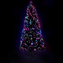 Jingle Jollys 1.8m Christmas Tree Optic Fibre LED Xmas tree Multi Colour - RnR Galore