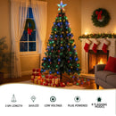 Jingle Jollys 2.5M Christmas Lights Waterfall String Light 300 LED Star Topper - RnR Galore