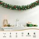Jingle Jollys 5M Christmas Garland LED Lights Party Xmas Decorations 380 TIPS - RnR Galore