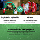 Jingle Jollys Christmas Inflatable Archwary 2.8M Illuminated Decorations - RnR Galore