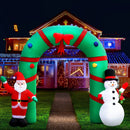 Jingle Jollys Christmas Inflatable Archwary 2.8M Illuminated Decorations - RnR Galore