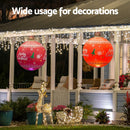 Jingle Jollys Christmas Inflatable Ball 60cm Led Illuminated Xmas Decoration Red - RnR Galore