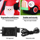 Jingle Jollys Christmas Inflatable Santa Truck 1.6M Height LED Decorations Illuminated - RnR Galore