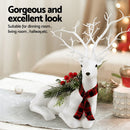 Jingle Jollys Christmas Reindeer 32cm Glitter Deer Ornaments Party Decorations - RnR Galore