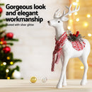 Jingle Jollys Christmas Reindeer 45cm Glitter Deer Ornaments Party Decorations - RnR Galore