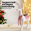 Jingle Jollys Christmas Reindeer 80cm Glitter Deer Ornaments Party Decorations - RnR Galore