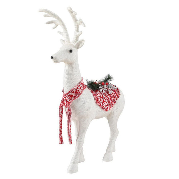 Jingle Jollys Christmas Reindeer 80cm Glitter Deer Ornaments Party Decorations - RnR Galore