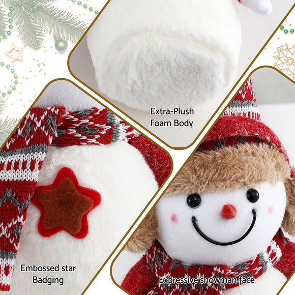 Jingle Jollys Christmas Snowman Handicraft Ornaments Party Decorations 35cm - RnR Galore