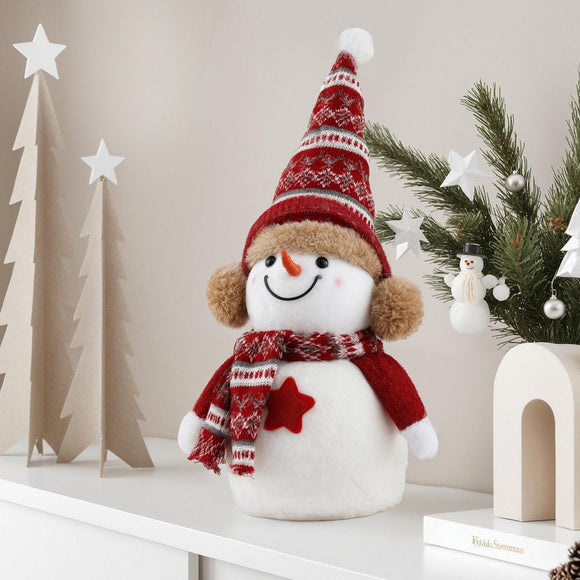 Jingle Jollys Christmas Snowman Handicraft Ornaments Party Decorations 35cm - RnR Galore