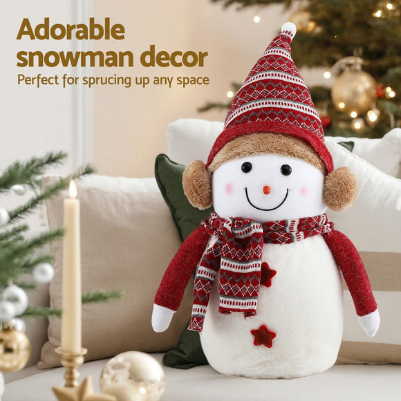 Jingle Jollys Christmas Snowman Handicraft Ornaments Party Decorations 45cm - RnR Galore