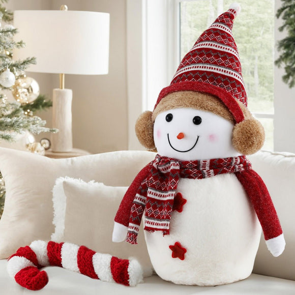 Jingle Jollys Christmas Snowman Handicraft Ornaments Party Decorations 60cm - RnR Galore
