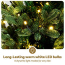 Jingle Jollys Christmas Tree 1.2M LED Potted Xmas Tree Party Decor 8 Light Modes - RnR Galore