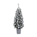 Jingle Jollys Christmas Tree 1.2M Potted Snowy Xmas Tree - RnR Galore