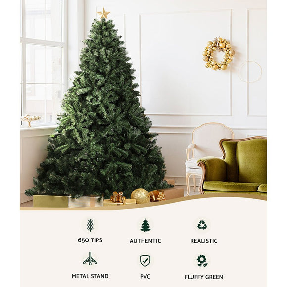 Jingle Jollys Christmas Tree 1.8m Green Xmas Tree Decorations 650 Tips - RnR Galore