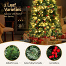 Jingle Jollys Christmas Tree 1.8M LED Xmas Tree Party Decorations Red Barries - RnR Galore