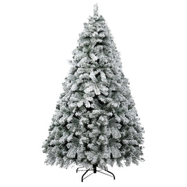 Jingle Jollys Christmas Tree 1.8m Snow Flocked Xmas Tree Decorations 468 Tips - RnR Galore