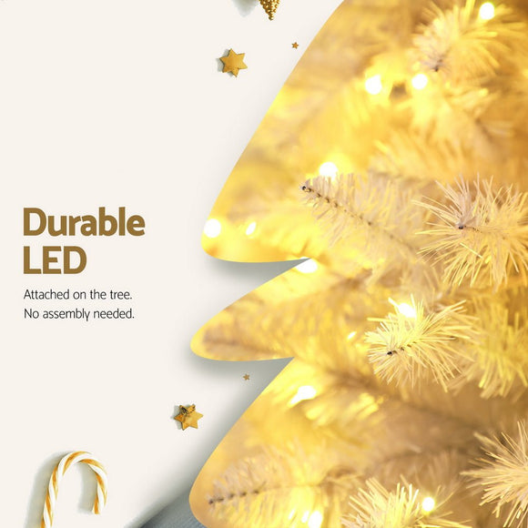 Jingle Jollys Christmas Tree 2.1m 500 LED Xmas Tree Decorations White 1260 Tips - RnR Galore