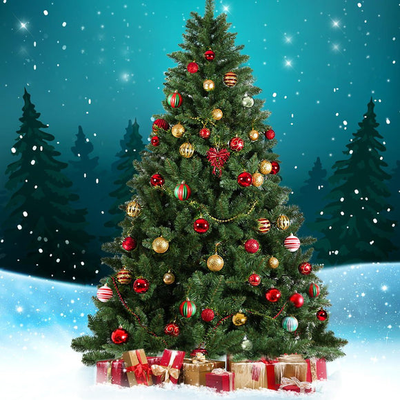 Jingle Jollys Christmas Tree 2.1m Green Xmas Tree Decorations 905 Tips - RnR Galore