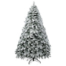 Jingle Jollys Christmas Tree 2.1m Snow Flocked Xmas Tree Decorations 780 Tips - RnR Galore