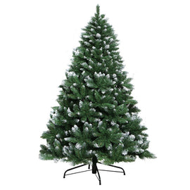 Jingle Jollys Christmas Tree 2.1m Snowy Xmas Tree Decoration 905 Tips - RnR Galore