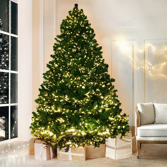 Jingle Jollys Christmas Tree 2.1M Xmas Tree Decorations 3000 LEDs 8 Light Mode - RnR Galore