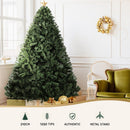 Jingle Jollys Christmas Tree 2.1M Xmas Tree Decorations Green 1250 Tips - RnR Galore