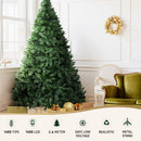 Jingle Jollys Christmas Tree 2.4m Xmas Tree Decorations 1488 LEDs - RnR Galore