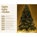 Jingle Jollys Christmas Tree 2.4M Xmas Tree Decorations 3190 LEDs 8 Light Mode - RnR Galore