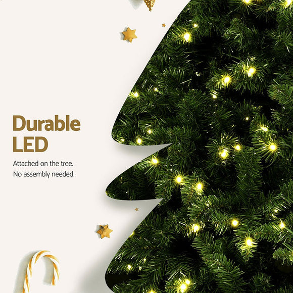 Jingle Jollys Christmas Tree 2.7M LED Xmas Tree Party Decorations 2590 Tips - RnR Galore