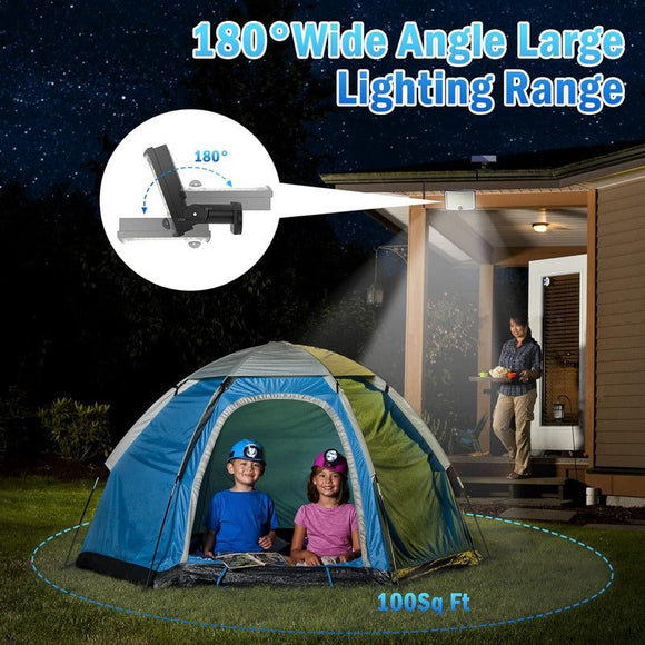 KagoLing Solar Lights Outdoor 202 LED Motion Sensor Lights IP65 Waterproof 120 Degree Beam Angle Solar Garden Lights 2 Pack with 5M Cable - RnR Galore