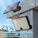 KagoLing Solar Lights Outdoor 202 LED Motion Sensor Lights IP65 Waterproof 120 Degree Beam Angle Solar Garden Lights 2 Pack with 5M Cable - RnR Galore