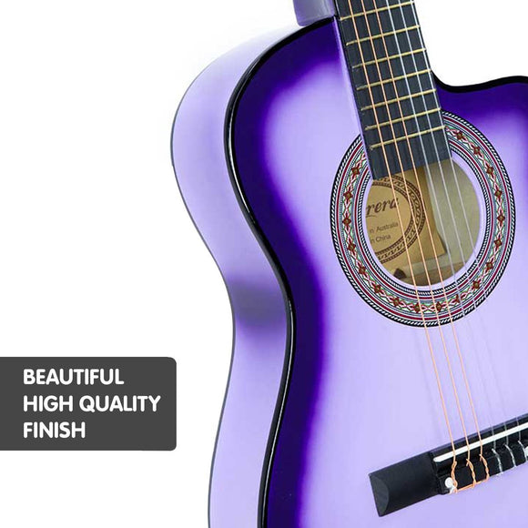Karrera Childrens Acoustic Guitar Kids - Purple - RnR Galore