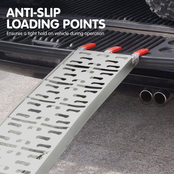 Kartrite 2x Aluminium Folding Loading Ramps ATV Motorbike - RnR Galore