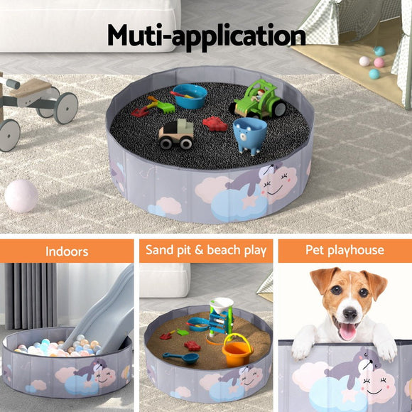 Keezi Kids Ball Pool Pit Toddler Ocean Play Foldable Child Playhouse Storage Bag - RnR Galore