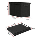 Keezi Large Toy Box Chest Storage with Flip-Top Lid Foldable Organizer Bins - RnR Galore