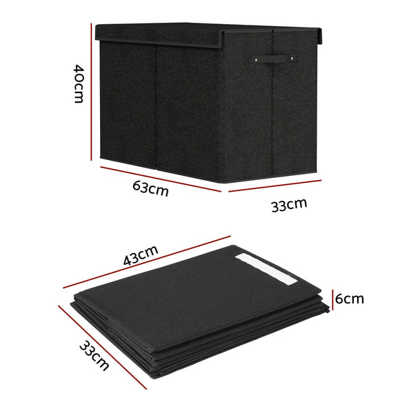 Keezi Large Toy Box Chest Storage with Flip-Top Lid Foldable Organizer Bins - RnR Galore