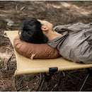 Khaki Cozy 4 - in - 1 Wearable Fleece Poncho Sleeping Bag - Multifunctional Camping Blanket with Detachable Hood - RnR Galore