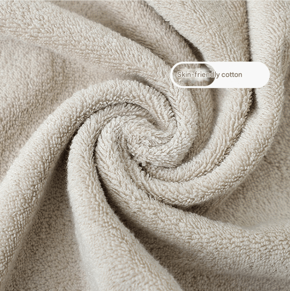 Khaki Plush Cotton Hand Towel Set (4 - Pack) - Ultra Soft, Absorbent & Quick - Drying Face Towels for Bathroom - RnR Galore