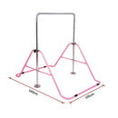 Kids Gymnastics Bars Training Horizontal Bar Monkey Kip Bar Pink - RnR Galore