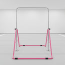 Kids Gymnastics Bars Training Horizontal Bar Monkey Kip Bar Pink - RnR Galore