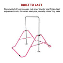 Kids Gymnastics Bars Training Horizontal Bar Monkey Kip Bar Pink - RnR Galore