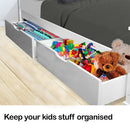 Kingston Slumber Trundle Under Bed Storage Drawers, 2 Pieces, White - RnR Galore