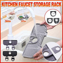 Kitchen Faucet Storage Rack Holder Soap Sponges Caddy Organizer Sink Basket Rack - Grey - RnR Galore