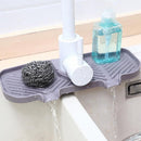 Kitchen Faucet Storage Rack Holder Soap Sponges Caddy Organizer Sink Basket Rack - Grey - RnR Galore