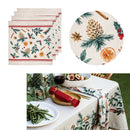 Ladelle Set of 4 Evergreen 100% Cotton Napkins 45 x 45 cm - RnR Galore