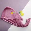 Ladies' Soft Quick - Dry Shower Cap Towel - Delicate Embroidery, Essential for a Refreshing Bath（PINK） - RnR Galore